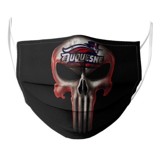 Duquesne Dukes The Punisher Mashup NCAA Football Face Mask
