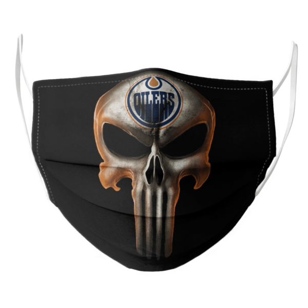 Edmonton Oilers The Punisher Mashup Ice Hockey Face Mask