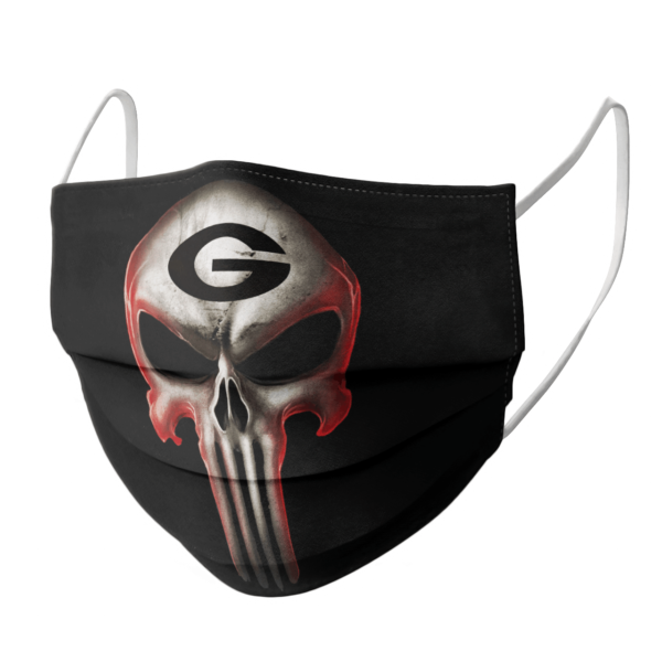 Georgia Bulldogs The Punisher Mashup NCAA Football Face Mask