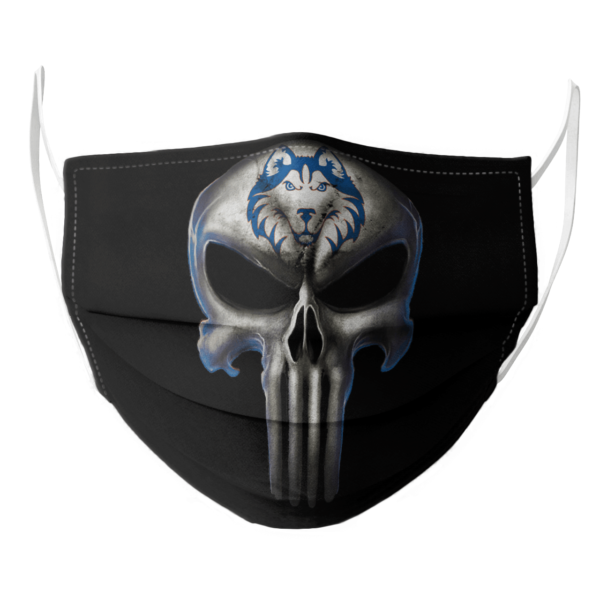 Houston Baptist Huskies The Punisher Mashup NCAA Football Face Mask