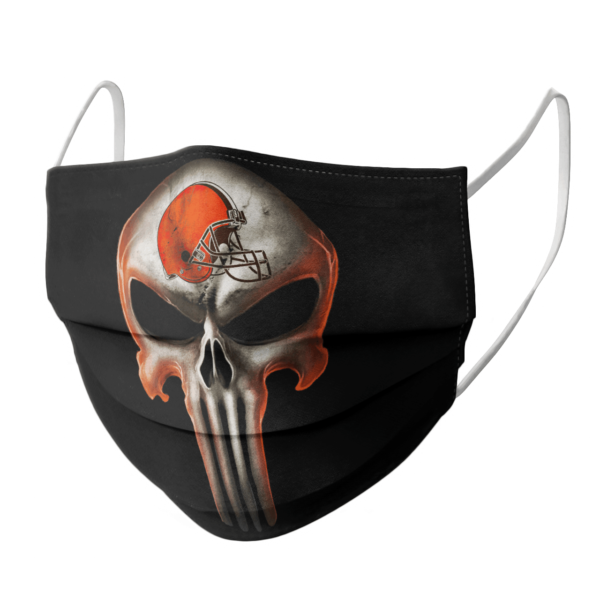 Cleveland Browns The Punisher Mashup Football Face Mask