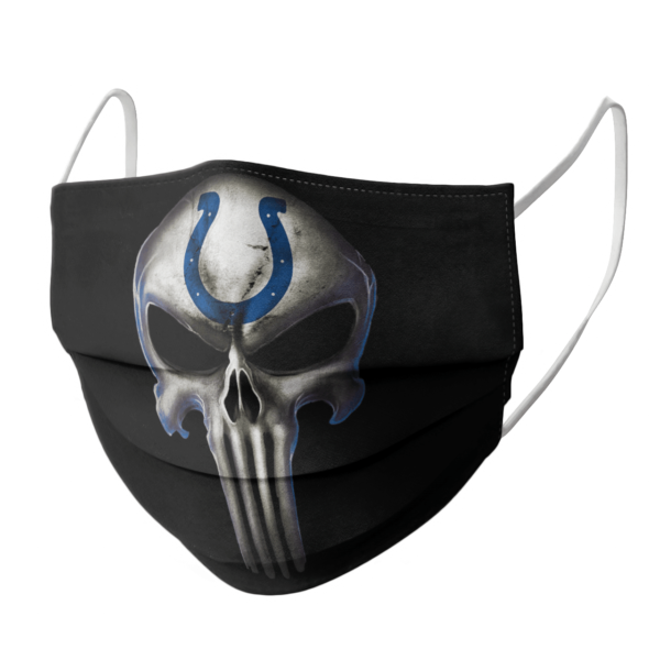 Indianapolis Colts The Punisher Mashup Football Face Mask