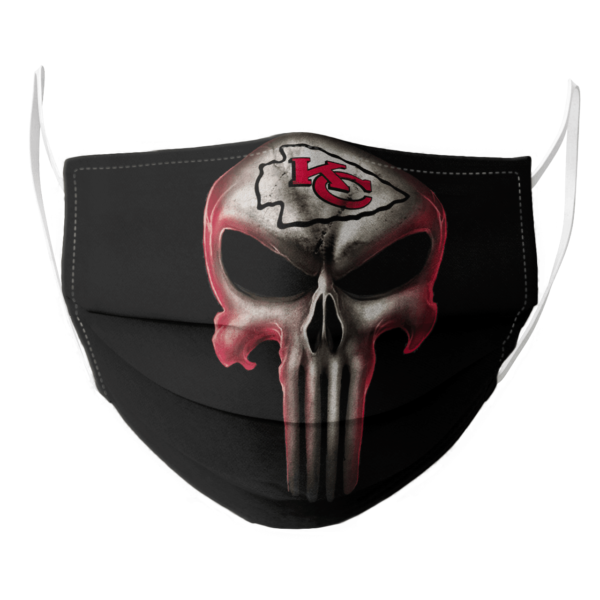 Kansas City Chiefs The Punisher Mashup Football Face Mask