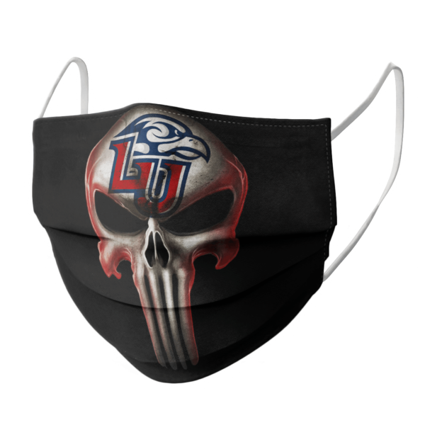 Liberty Flames The Punisher Mashup NCAA Football Face Mask