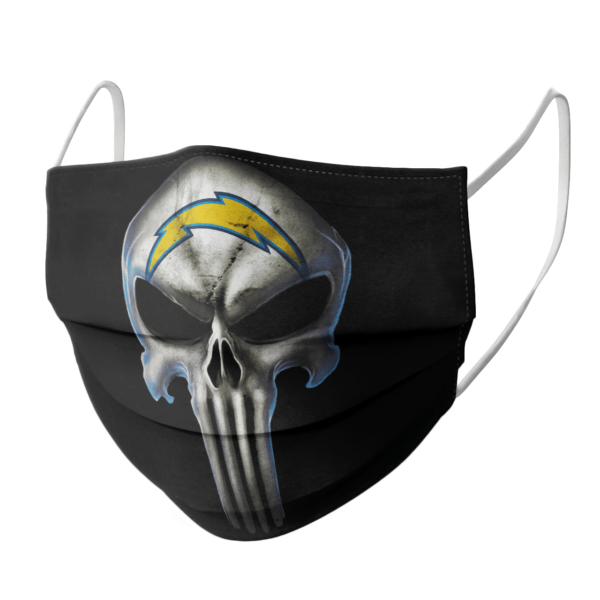 Los Angeles Chargers The Punisher Mashup Football Face Mask