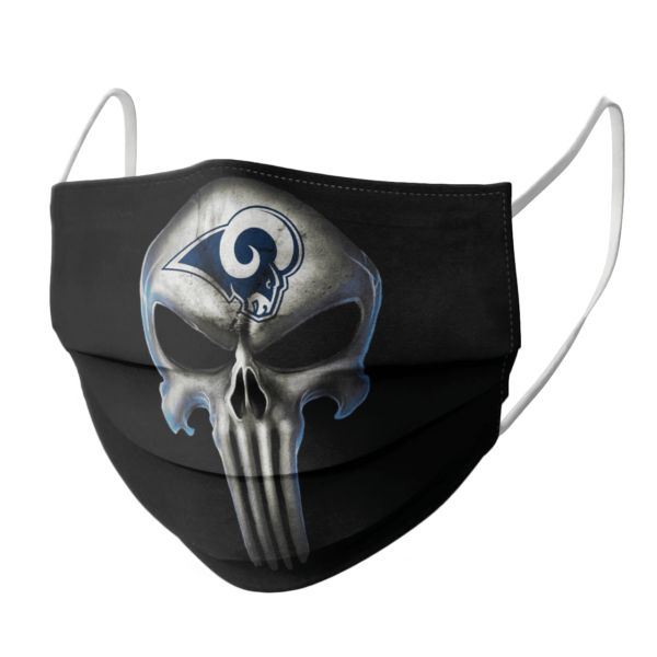 Los Angeles Rams The Punisher Mashup Football Face Mask