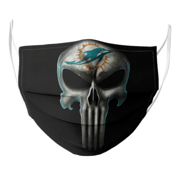 Miami Dolphins The Punisher Mashup Football Face Mask