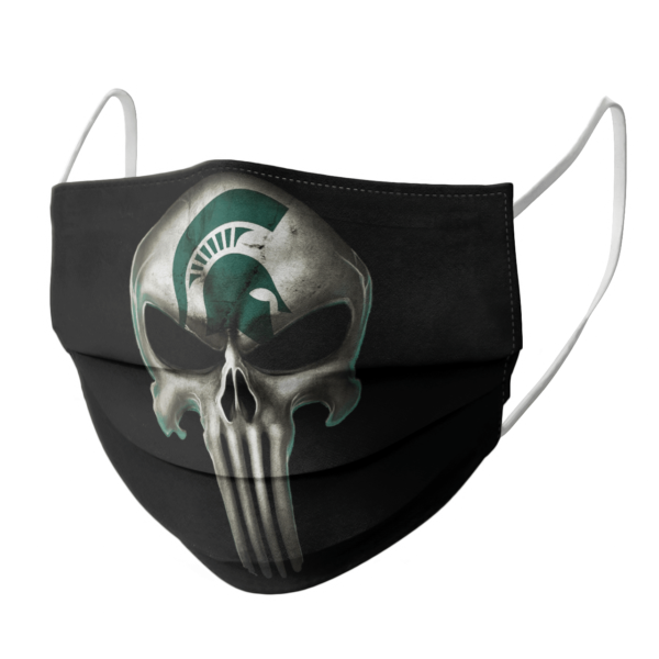 Michigan State Spartans The Punisher Mashup NCAA Football Face Mask