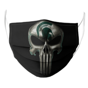 Michigan State Spartans The Punisher Mashup NCAA Football Face Mask