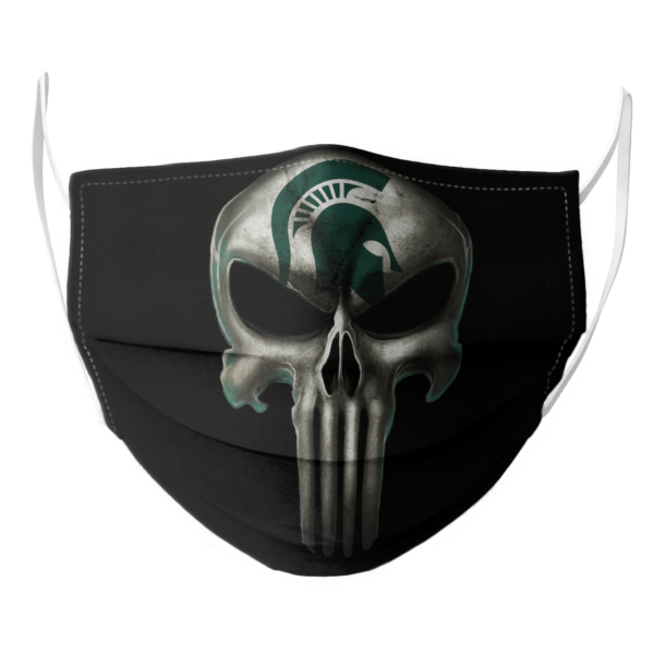 Michigan State Spartans The Punisher Mashup NCAA Football Face Mask