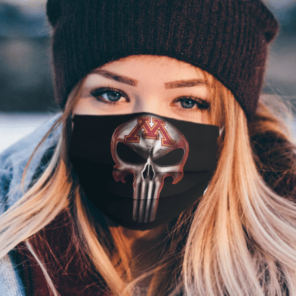 Minnesota Golden Gophers The Punisher Mashup NCAA Football Face Mask