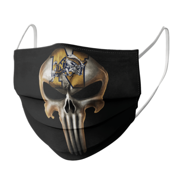 Navy Midshipmen The Punisher Mashup NCAA Football Face Mask