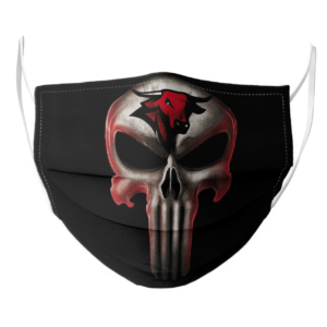 Nebraska Omaha Mavericks The Punisher Mashup NCAA Football Face Mask