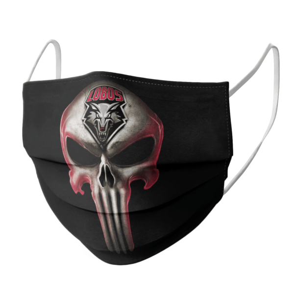 New Mexico Lobos The Punisher Mashup NCAA Football Face Mask