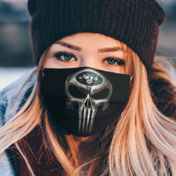 New York Jets The Punisher Mashup Football Face Mask