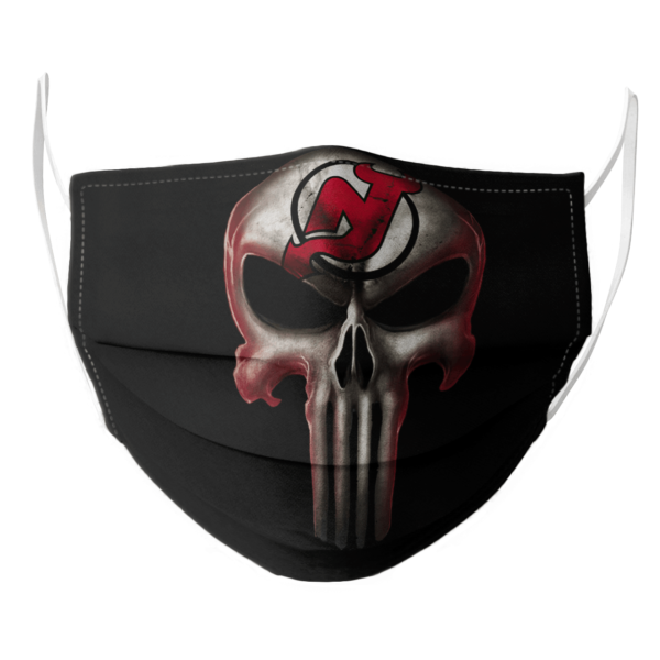 New Jersey Devils The Punisher Mashup Ice Hockey Face Mask