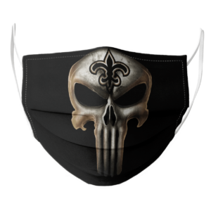 New Orleans Saints The Punisher Mashup Football Face Mask