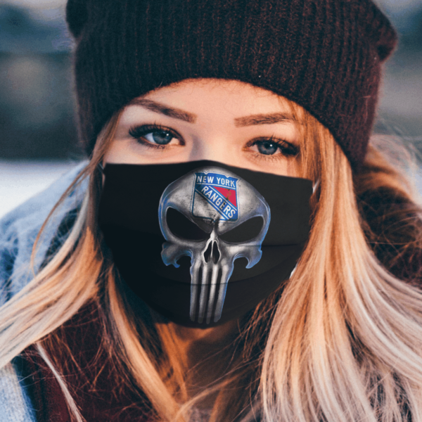 New York Rangers The Punisher Mashup Ice Hockey Face Mask