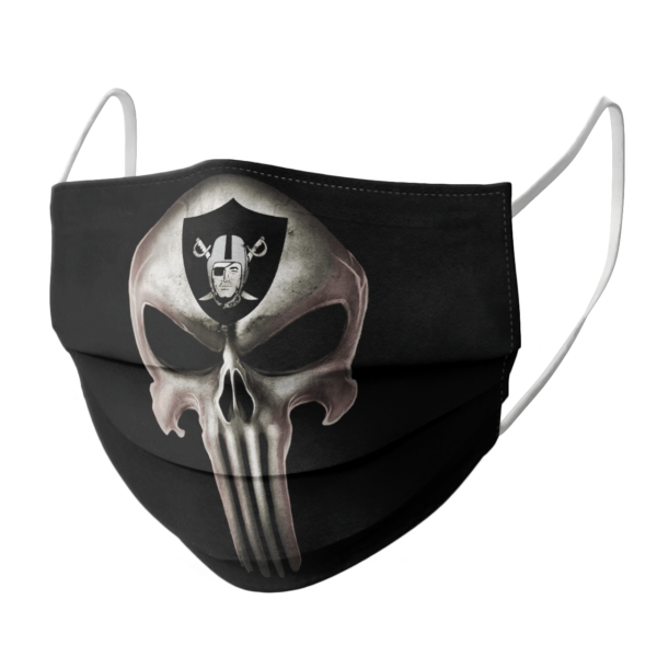 Oakland Raiders The Punisher Mashup Football Face Mask