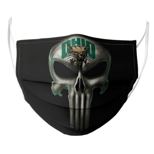 Ohio Bobcats The Punisher Mashup NCAA Football Face Mask
