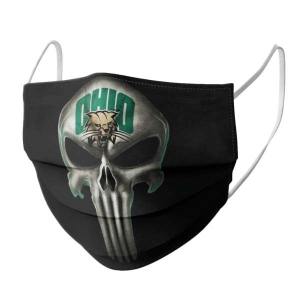 Ohio Bobcats The Punisher Mashup NCAA Football Face Mask