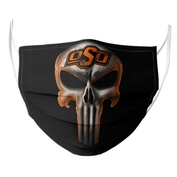 Oklahoma State Cowboys The Punisher Mashup NCAA Football Face Mask