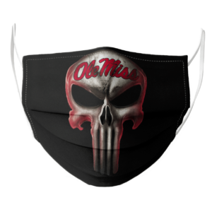 Ole Miss Rebels The Punisher Mashup NCAA Football Face Mask