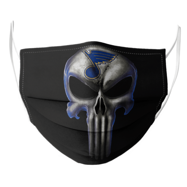 St Louis Blues The Punisher Mashup Ice Hockey Face Mask