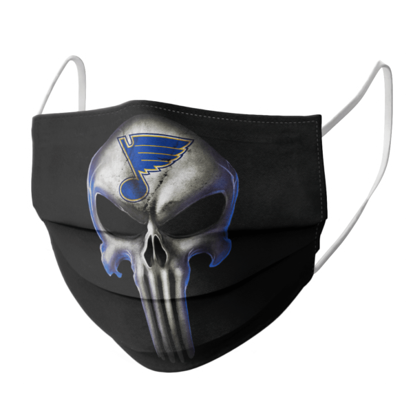 St Louis Blues The Punisher Mashup Ice Hockey Face Mask