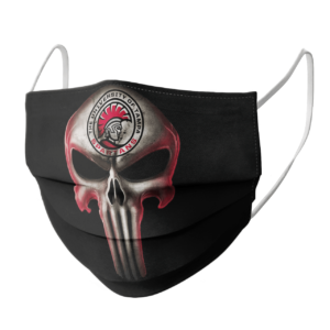 Tampa Spartans The Punisher Mashup NCAA Football Face Mask