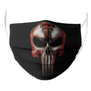 Texas Tech Red Raiders The Punisher Mashup NCAA Football Face Mask