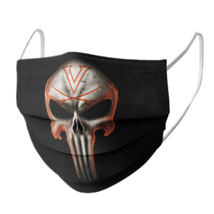 Virginia Cavaliers The Punisher Mashup NCAA Football Face Mask