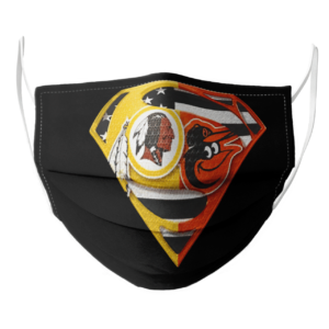 Washington Redskins and Baltimore Orioles Superman Face Mask