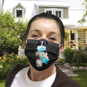 Border Collie Dog Wash Your Hand Quarantined 2020 face mask