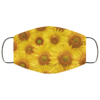 Yellow Sunflower Bloom Face Mask Washable Reusable