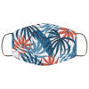 Tropical Plants and Leaves Face Mask Washable Reusable