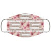 Sweet Pink Flowers Face Mask Washable Reusable