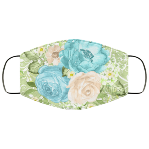 Greenery  Roses Face Mask Washable Reusable