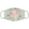 Vintage Flowers Face Mask Washable Reusable