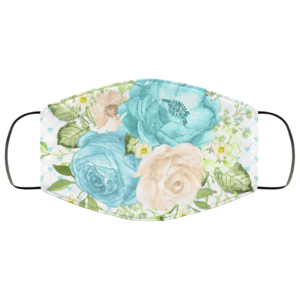 Summer Flowers Face Mask Washable Reusable