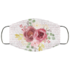 Girly Flowers Face Mask Washable Reusable