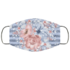 Romantic Flowers Face Mask Washable Reusable