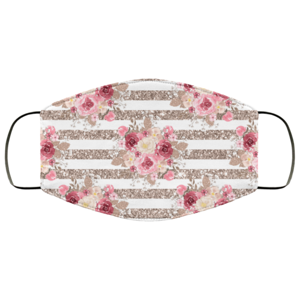 Sweet Flowers Dreams Face Mask Washable Reusable