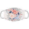 Navy and Pink Flowers Face Mask Washable Reusable