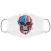 Skull Head United States Face Mask Washable Reusable