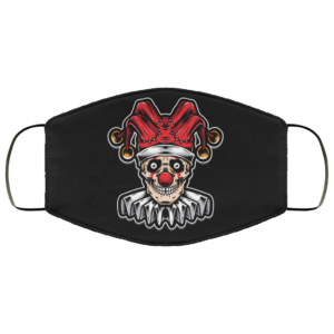 Skull Clown Trending Face Mask Washable Reusable