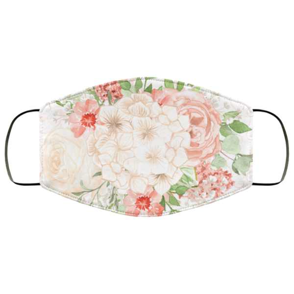 Pretty Flowers Blossom Face Mask Washable Reusable