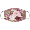 Pretty Pink Flowers Face Mask Washable Reusable