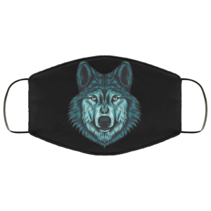 Wolf Art Face Mask Washable Reusable