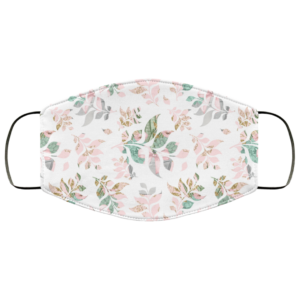 Floral Leaves Face Mask Washable Reusable